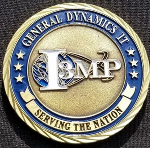 General Dynamics IT Medical Education Campus Ft Sam Houston Corporate Coin - Picture 1 of 2