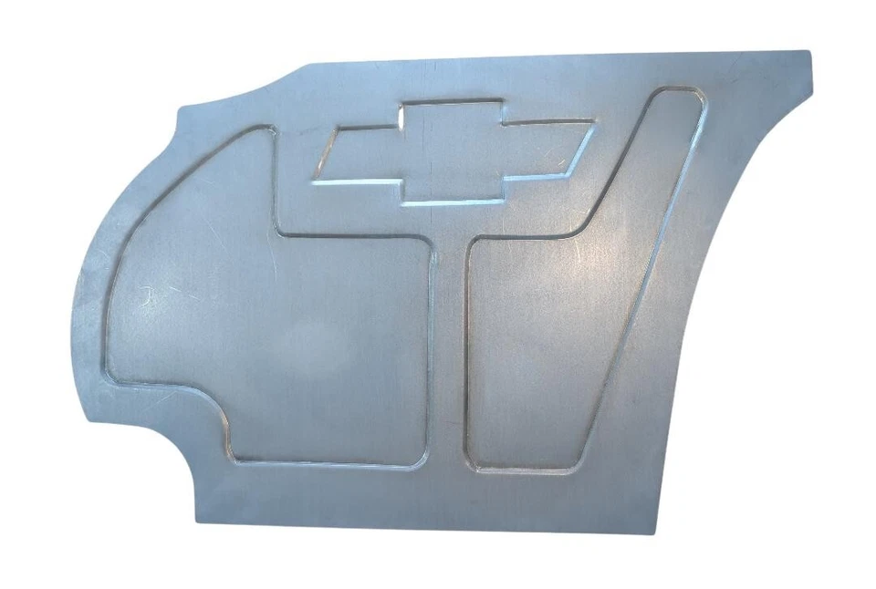 Passenger Side Firewall Filler Panel W/ Chevy Bowtie Fits 1973-1987 Chevy C-10 - Image 1 of 1