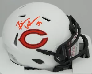 Bears Hall of Famer BRIAN URLACHER Signed Riddell LUNAR Mini Helmet AUTO - JSA - Picture 1 of 1