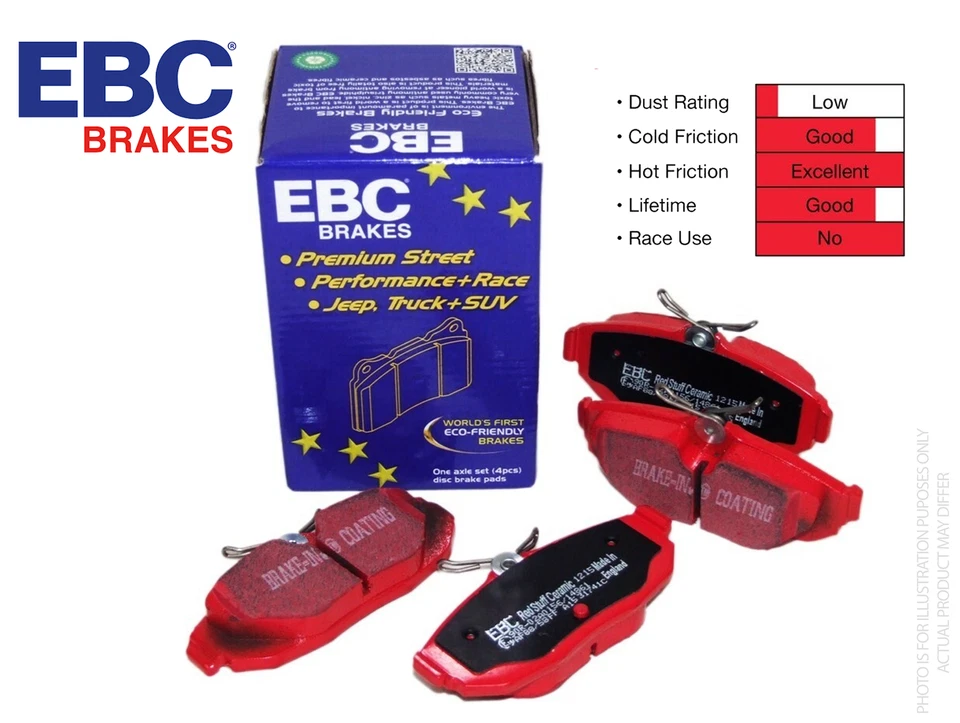 JUEGO DE ALMOHADILLAS DELANTERAS EBC REDSTUFF PARA AC 428 7.0 1967-1974 DP3108C Foto 1 de 4