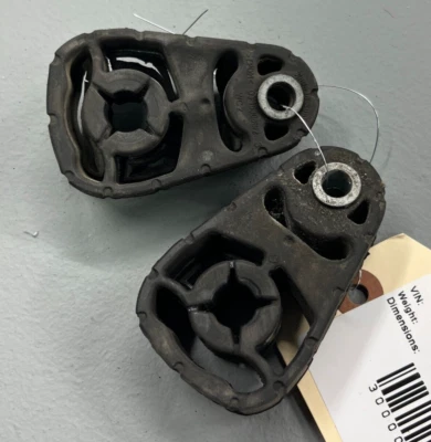 Juego de 2 colgadores de tubo de escape silenciador delantero Porsche Cayenne 2011-2018 OEM Foto 1 de 4