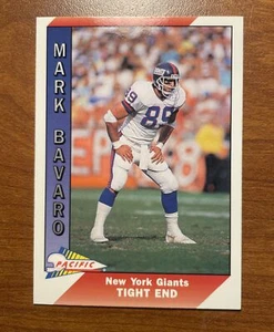 New York Giants  - 1991 Pacific -  #341 Mark Bavaro - Picture 1 of 4