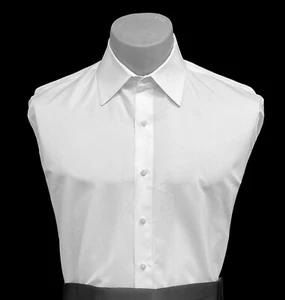 Boys White Dress Shirt Microfiber with Whisper Stripe Tuxedo Wedding Ring Bearer - Picture 1 of 4