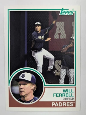 2015 Topps Archives #WF-10 Will Ferrell Padres - Image 1 of 2