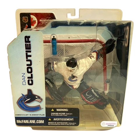 Mcfarlane NHL Dan Cloutier Vancouver Canucks Chase White Jersey Series 5 Figure Cover