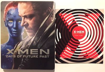 X-MEN:Days Of Future Past ~2014~ TARGET EXCLUSIVE STEELBOOK W/Fan Art~Blu-Ray~NM - Image 1 of 4
