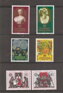 Liechtenstein SC # 685-86, 708-09, 733-34 Europa Cept 1980-1981-1982 . MNH - Picture 1 of 1