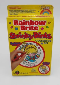 Juego de Coleccionista Rainbow Brite Shrinky Dinks Colorforms #1682 Sellado 1983 Sin perforar - Imagen 1 de 4