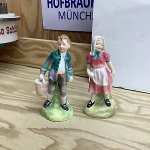 Royal Doulton ~ Set mit 2 Figuren ~ Jack HN2060 & Jill HN2061 ~ Kopie 1949 ~ EUC!! - Bild 1 von 3