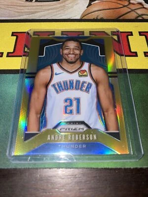 Panini Prizm Gold Andre Roberson Base SSP/10 Thunder Michigan State  - Image 1 of 2
