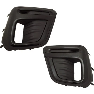 For 2019 Fog Light Trims Driving Lamp Front Driver & Passenger Side Set 2pc Foto 1 de 4