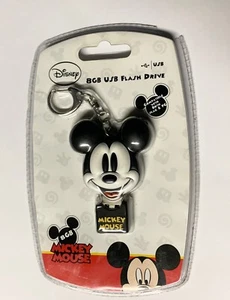 Disney Mickey Mouse 8GB USB Flash Thumb Drive w/Keychain SEALED - Picture 1 of 3