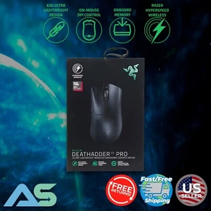 Razer Deathadder V3 Pro Ultra-Lightweight Wireless Ergonomic ESports Mouse - Picture 1 of 8