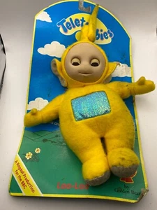 Vintage 1996 Teletubbie Laa-Laa carded teddy plushie - Picture 1 of 5