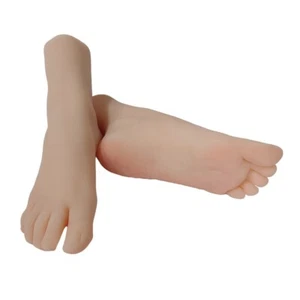 Size 5.5 Lifelike Silicone Female Legs Feet Mannequin Shoes Socks Display Model - Picture 1 of 17