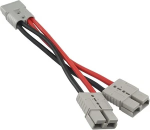 Rugged 120A Plug Connector for Anderson, Dual Y Adapter - Picture 1 of 8