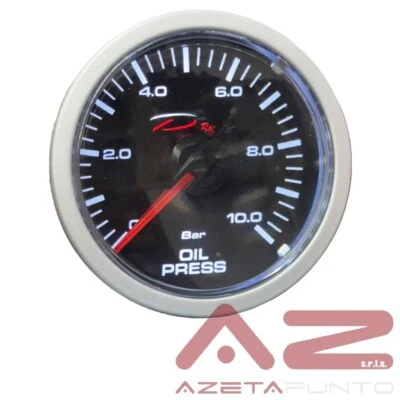 manometro pressione olio motore depo racing 52mm meccanico con sensore 0 10 bar - Immagine 1 di 4