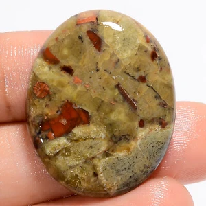 Natural Peanut Obsidian Oval Shape Cabochon Gemstone 29 Ct. 30X24X5 mm GC-37927 - Picture 1 of 2
