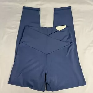 Neu mit Etikett Offline Aerie blau Größe L Real Me 7/8 hoch geschnittene Legging aktiv Fitnessstudio Lounge - Bild 1 von 10