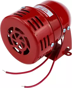 Motor Siren Red 1Pc AC 110V 114Db Industry Electric Motor Alarm Driven Siren,... - Picture 1 of 1