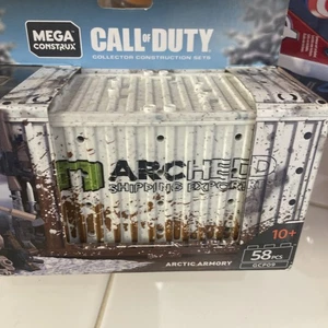 2018 NEW MEGA CONSTRUX Call of Duty Arctic Armory Building Set GCP09 58 Pieces - Picture 1 of 8