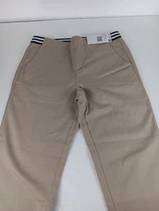 French Toast Girls Uniform Elastic Waist Pants Khaki Size 14 1/2 Plus NEW - Picture 1 of 7