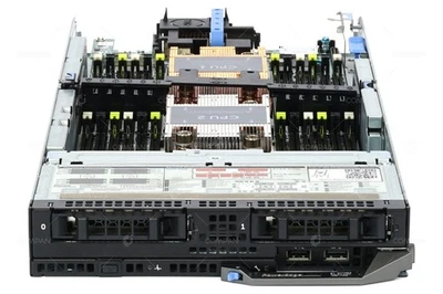 Dell PowerEdge FC630 2SFF 2x Xeon E5-2640 V4 128GB RAM 4x 240GB SATA SSD - Image 1 of 4