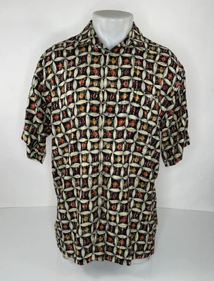 VINTAGE PIERRE CARDIN - Abstract Geometric Mens M /L  Shirt - Image 1 of 4