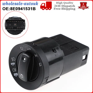 For AUDI A4 8E B6 B7 2000-2007 AUTO Headlight Light Fog Light Switch 8E0941531B - Picture 1 of 9