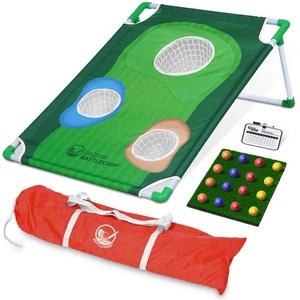 Juego Cornhole de Golf BattleChip Backyard - Incluye Objetivo de Astillado, 16 F - Imagen 1 de 5