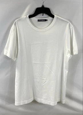 Camiseta informal blanca para hombre Dolce&Gabbana talla 48 Foto 1 de 4