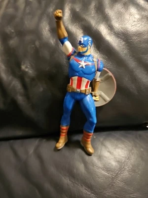 Figura de acción de goma Capitán América Marvel SpinMaster 6" Marvel Foto 1 de 4