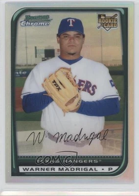 2008 Bowman Draft Chrome Refractor Warner Madrigal #BDP46 - Image 1 of 2