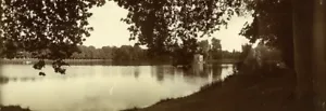 France Versailles Castle Lake Amateur Snapshot Photo Panorama 1913 - Picture 1 of 3