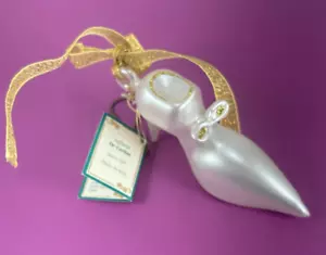 Soffieria De Carlini - Cinderella Slipper Ornament - Italian Glass - Picture 1 of 12