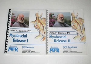Lot 2 Myofascial Release I 1989 & II 1991 John F Barnes Books Physical Therapy - Imagen 1 de 2