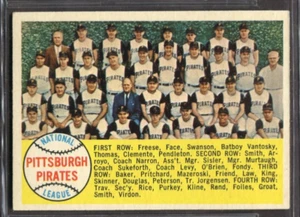 1958 Topps Set-Break #341 Pittsburgh Pirates NR-MINT *JAYSACE* - Picture 1 of 2