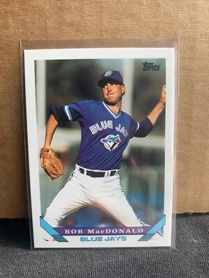 1993 Topps Baseball Card Toronto Blue Jays Bob MacDonald  - Image 1 of 2