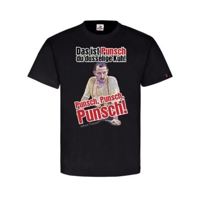 Alfred Tetzlaff Punsch Silvester Ekel Serie Kult dusselige Kuh T Shirt #20135 - Bild 1 von 2