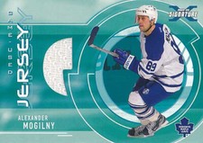 2002-03 BAP Signature GAME JERSEY #41 ALEXANDER MOGILNY - Toronto Maple Leafs