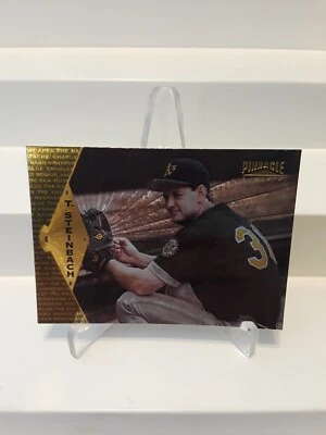 1997 Pinnacle Museum Collection Terry Steinbach Oakland Athletics #107 - Image 1 of 2