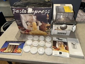CTC Deluxe Pasta Express Model X3000 with Attachments, Manual & Video, Tested - Picture 1 of 9