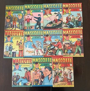 MASCOTTE Hebdomadaire des jeunes. Lot de 11 différents (Edité chez Sage 1950/51) - Imagen 1 de 2