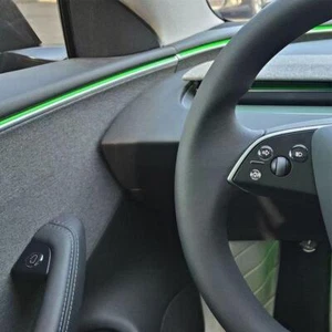 Passend für den Lenkrad-Kristallknopfaufkleber für Tesla-Version 2025, Modell Y/ - Bild 1 von 11