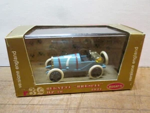 1921 BUGATTI BRESCIA #7, 1:43 Scale Die Cast BRUMM MODELS No. 39, Mint in Box - Picture 1 of 4