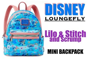 2025 DISNEY PARKS LOUNGEFLY LILO & STITCH SCRUMP THE DOLL MINI RUCKSACK - Bild 1 von 12