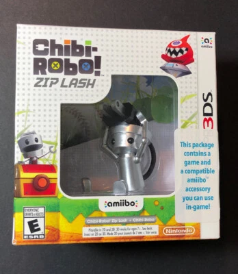 Chibi-Robo Zip Lash Box Set W/ Chibi-Robo Amiibo (3DS) NEW - Image 1 of 4