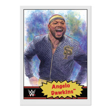 Topps Wrestling WWE Living Set - Card 35 - Angelo Dawkins