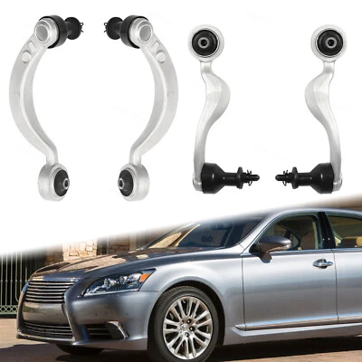 Brazos de control delanteros traseros izquierdo o derecho 4 piezas aptos para Lexus LS460 2007-2017 Foto 1 de 4