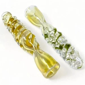 3" Roped Art Handle Your Smoke W/ Vase-Chillum Tobacco Hand Pipe 2Ct - RKD46 - Imagen 1 de 2
